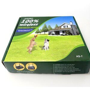 Wireless Electric Dog Fence Collars for Dog Training JustPet Pet Containment
